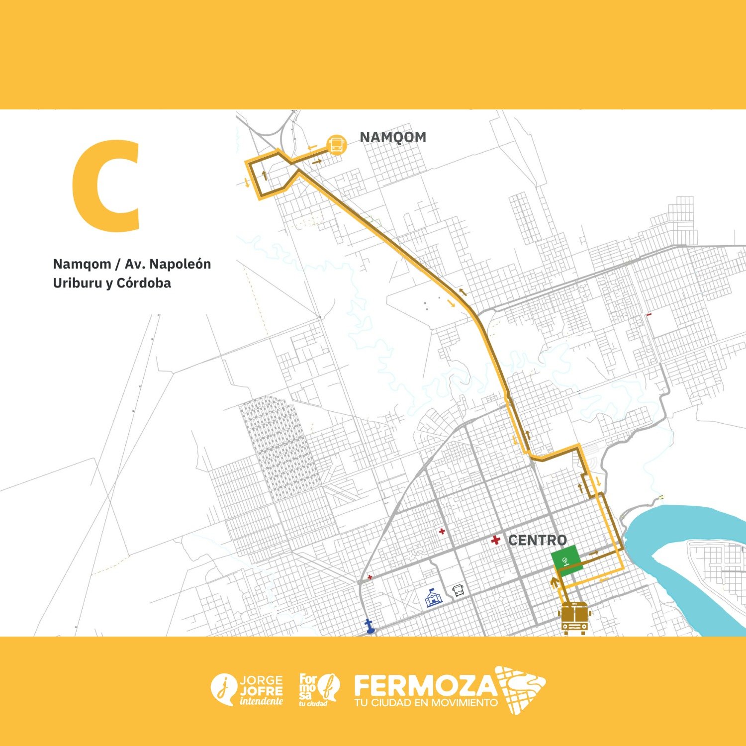 mapa linea C